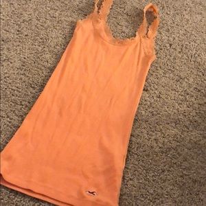 Hollister orange tank top